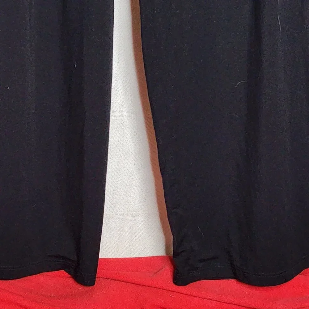 Comfy U.S.A. Black Modal Span Elastic Waist Casual Wide Leg Lounge Pants Size L - Picture 4 of 16